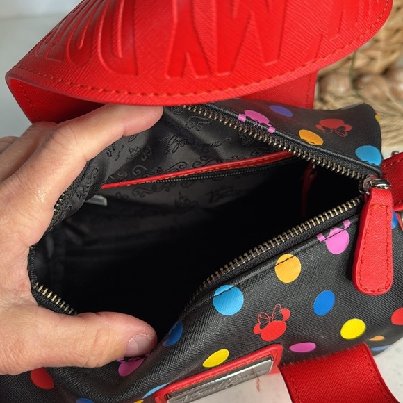 Disney Parks The Minnie Mouse ROCKIN' MY DOTS Satchel Purse - Picture 6 of 8